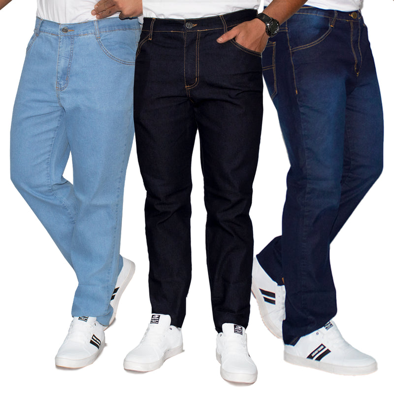 Kit 3 Calças Jeans Masculinas Frete Grátis Sul/Sudeste!!