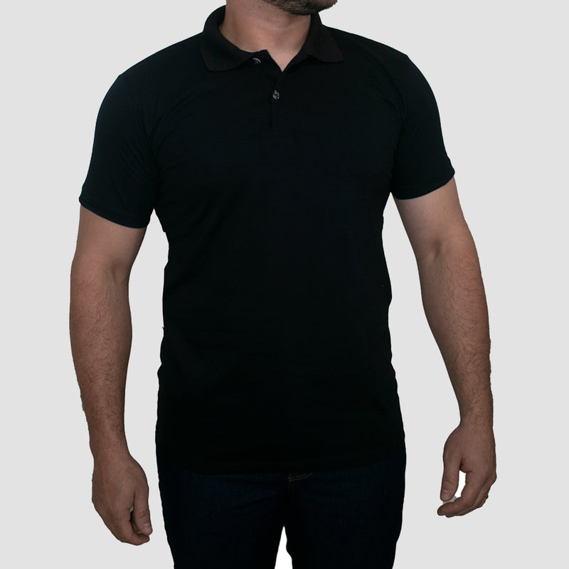 Camiseta Gola Polo Preta