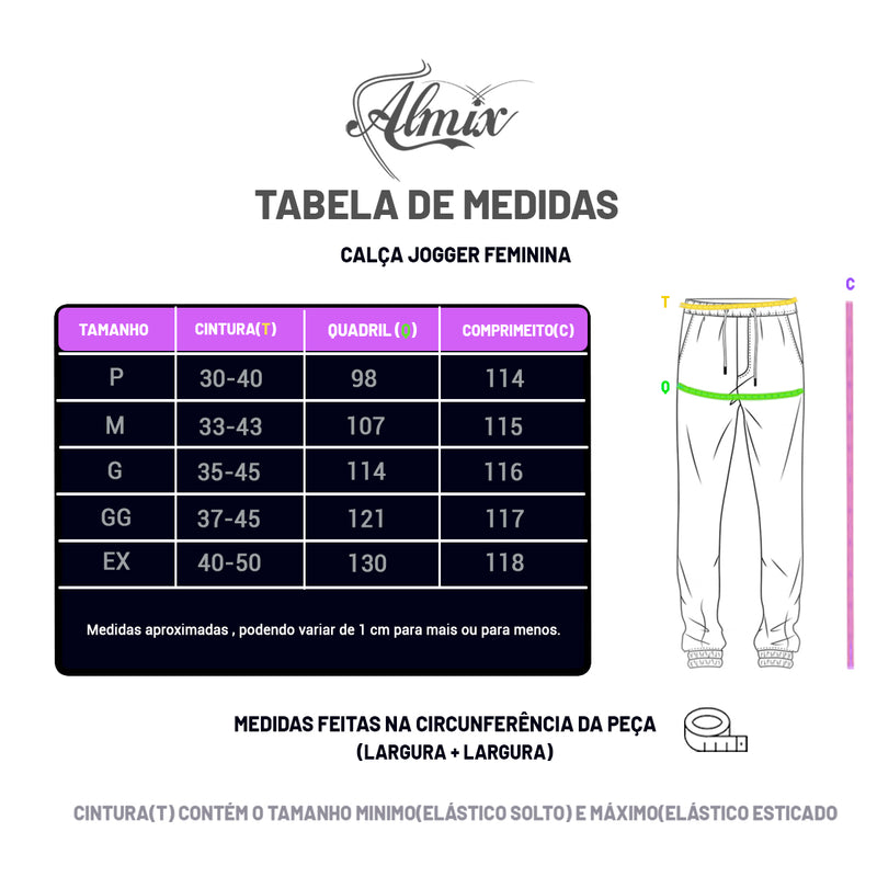 Calça Jogger Feminina Almix